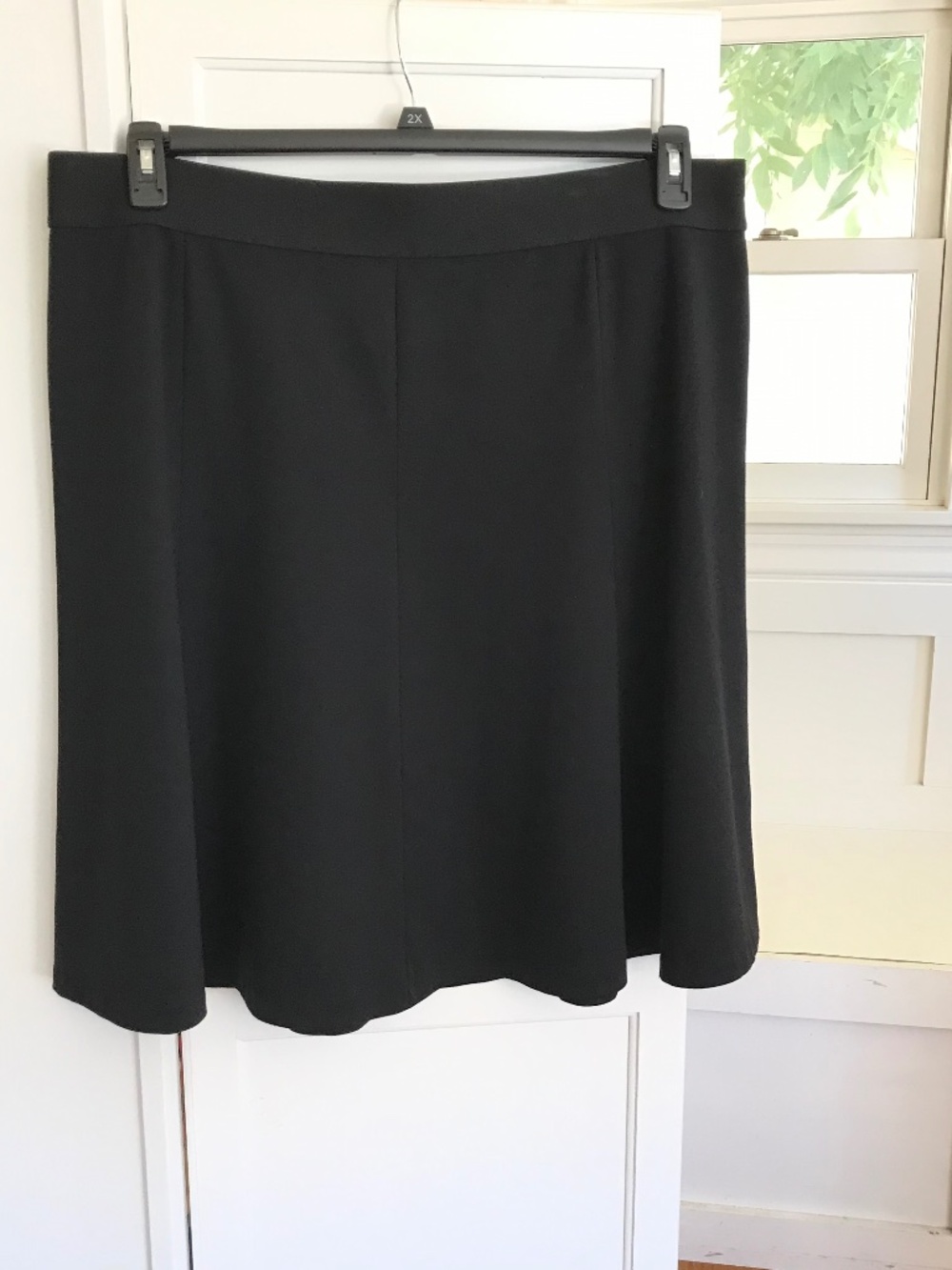 ALFANI A-Line Knee Length Skirt Black Women’s Plus Size 18W
